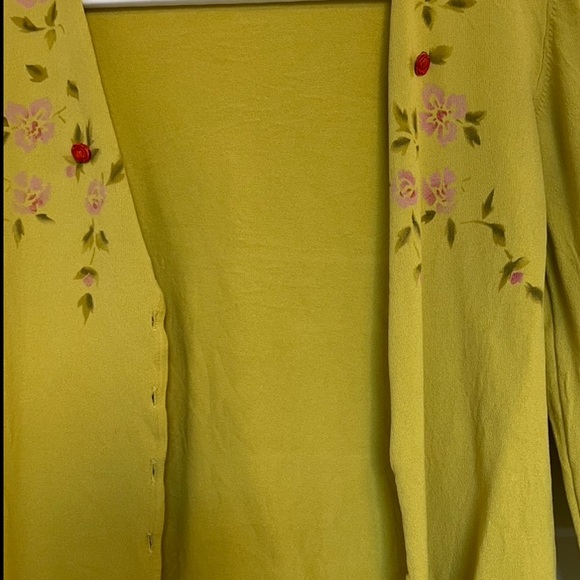 Unique Floral Coloured Cardigan - Picture 7 of 7